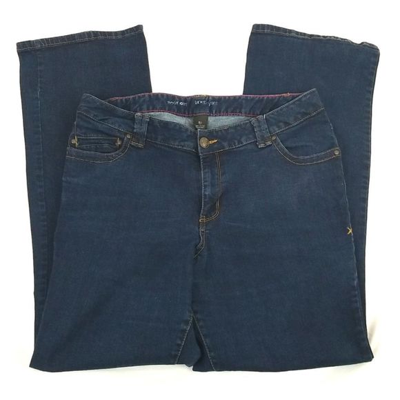 Lane Bryant Bootcut Dark Blue Jeans. SIZE 18T. 0083 - Picture 1 of 7